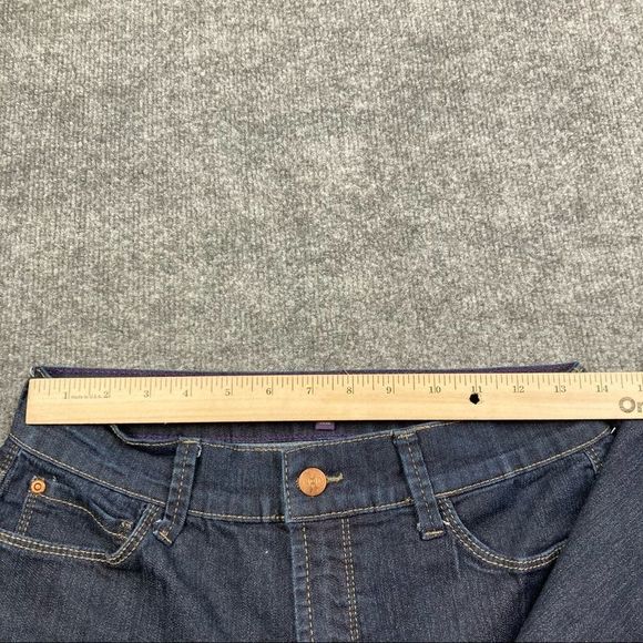 NYDJ Crop Jeans blue jeans dark wash size 6 - Picture 2 of 12